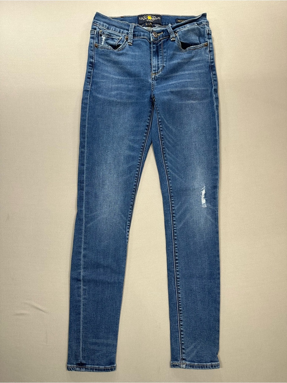 Lucky Brand Brooke Legging Jean, Light Distressing - Womens 2 / 26 Ankle